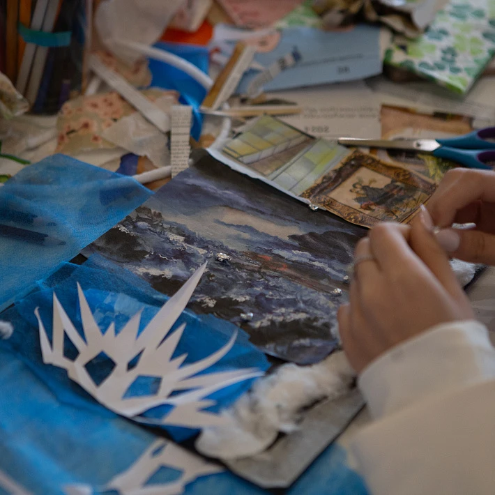 Мастер-класс «Коллаж. Цвет и Тишина»