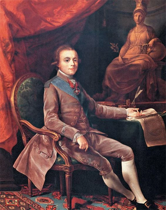 Иоганн Готлиб Пульман «Портрет великого князя Павла Петровича». Музей-заповедник «Архангельское»