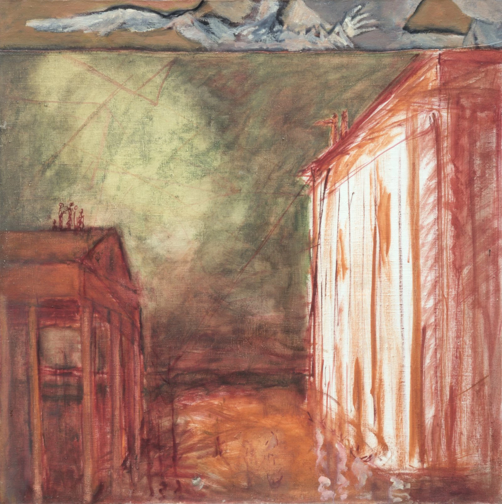 Андрей Таль (1951–2010) Барокко. Потоп. 1991  Холст, масло.