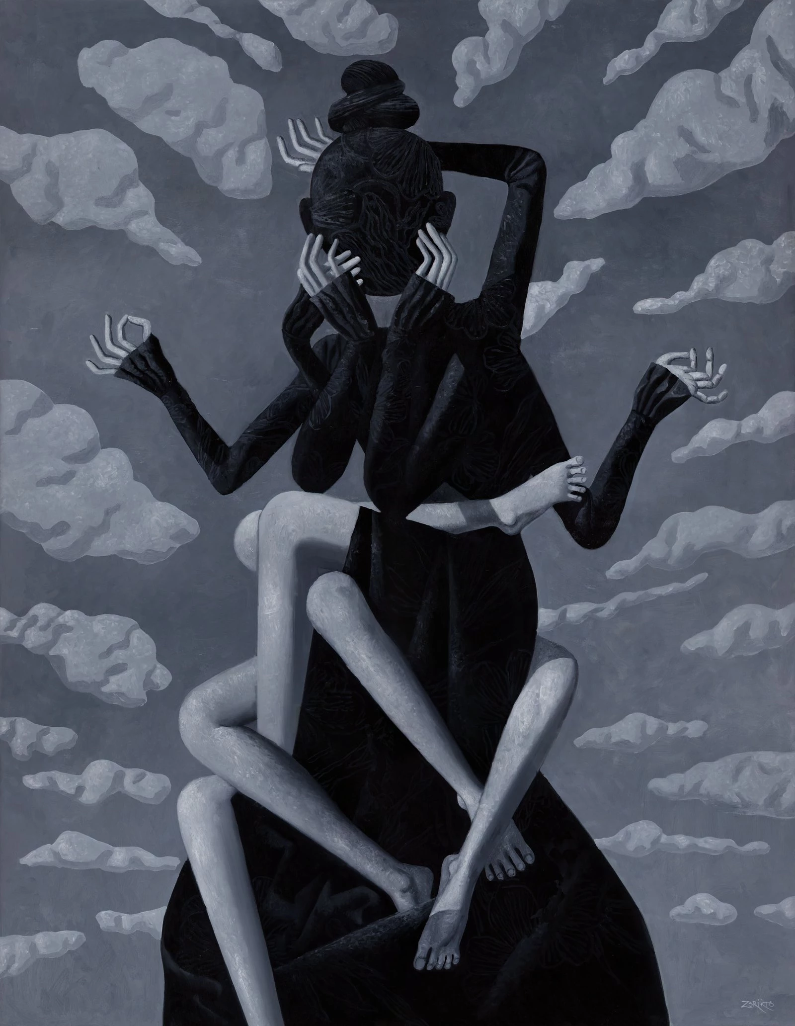 Зорикто Доржиев Ваджра-панк 2023 © Зорикто Доржиев. Галерея «Ханхалаев».