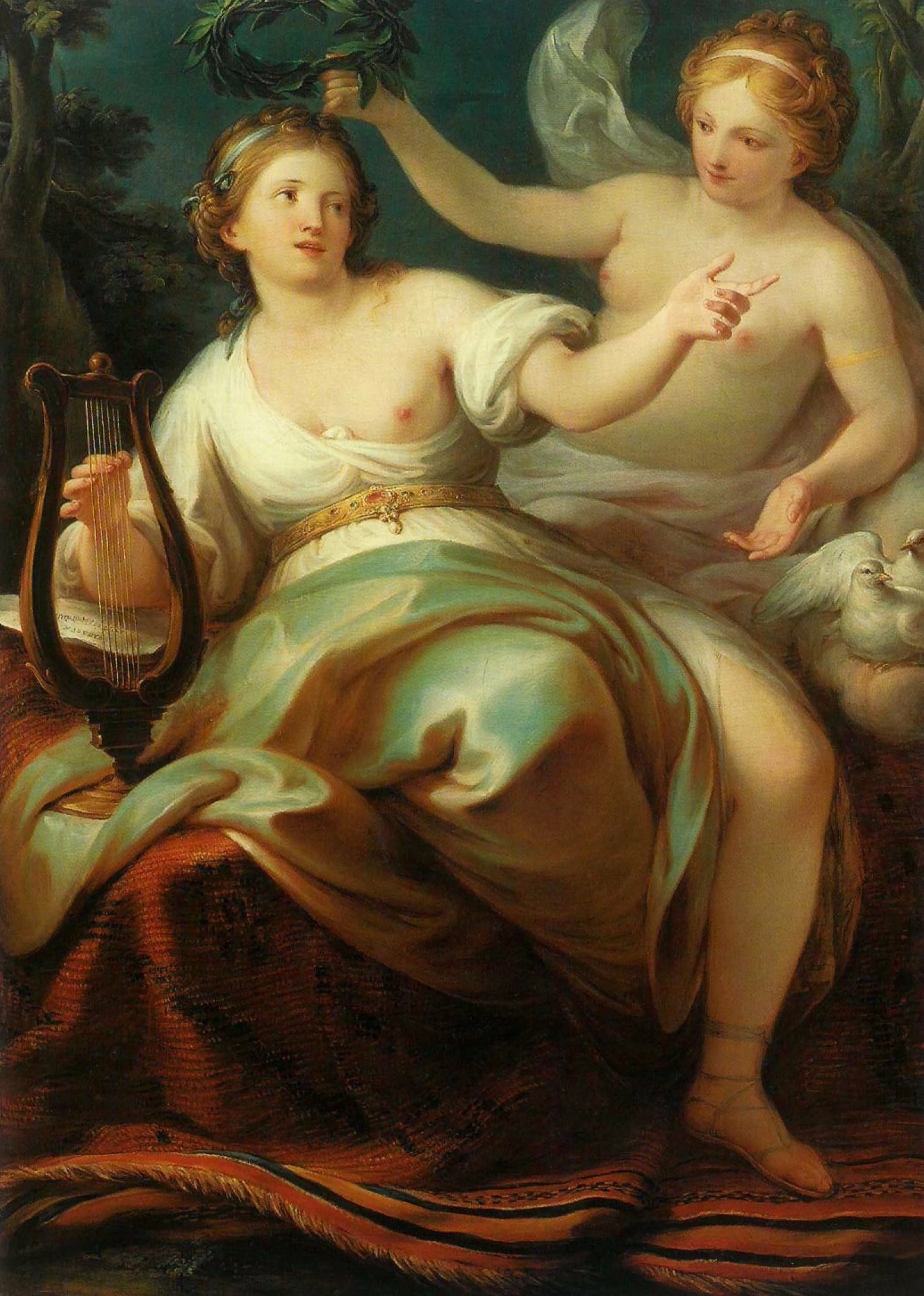 Мариано Росси «Вдохновение Сафо (Сапфо)». Музей-заповедник «Архангельское»