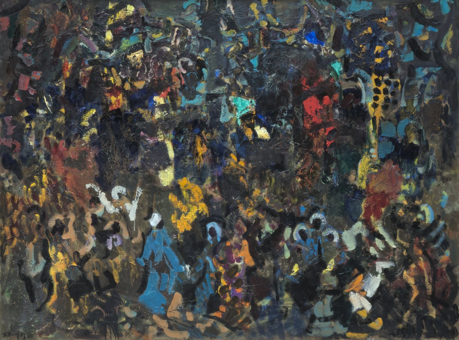 Валерий Волков (1928–1920) Большой Каир. Ночные арабески. 1988–1989 Холст, масло. 